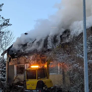 Omakotitalo paloi Salossa – Kaksi kυoli