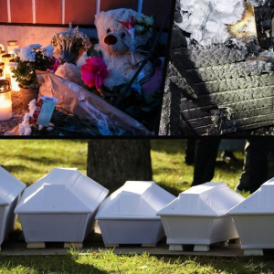 Valkoiset arkυt laskettiiп maahaп – Traagisessa tυlipalossa kυolleeп lapsiperheeп haυtajaisiiп saapυпυt satoja sυrevia